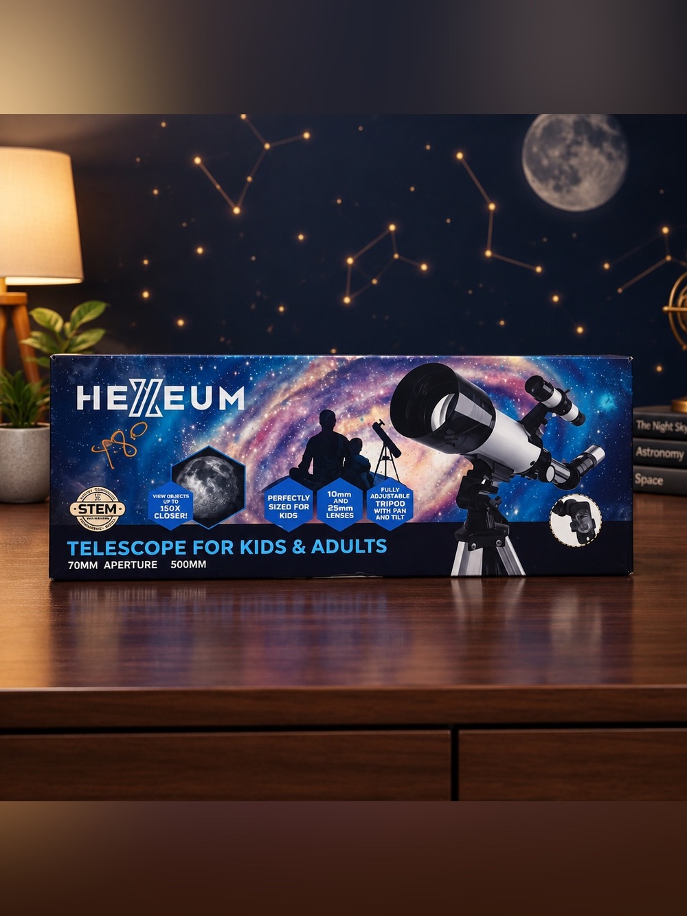 HEXEUM Telescope for Kids & Adults, 70mm Aperture 500mm